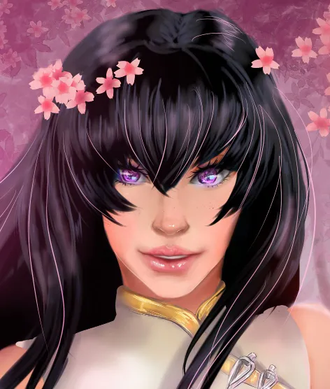 dibujo hecho por mi de un personaje femenino